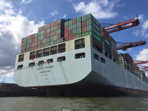 Containerschiff der Superlative