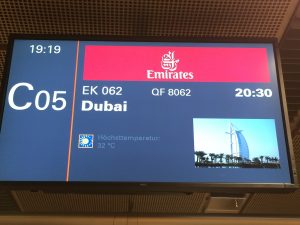 EK 062 nach Dubai